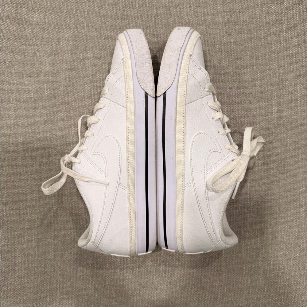 Nike Court Legacy Leather Sneakers White Mens 9 DH3161-101‎